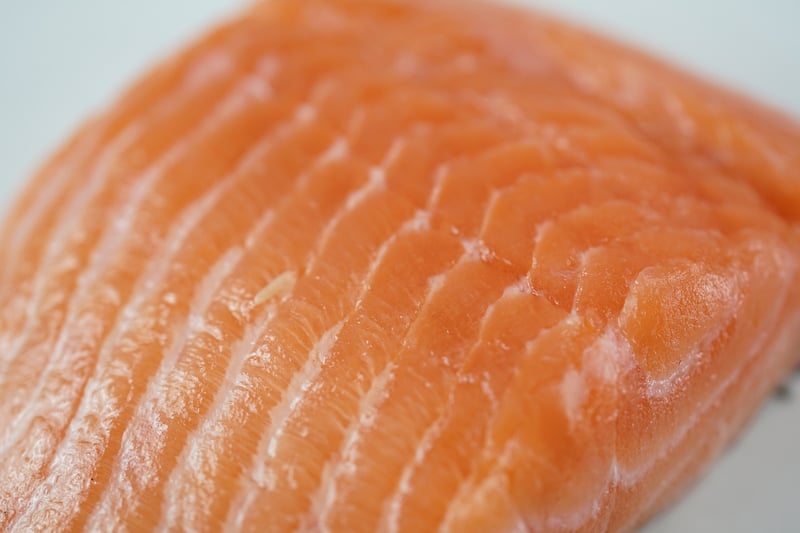Grilled salmon fillet